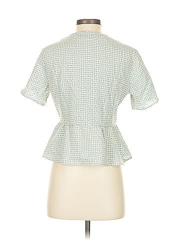 Allegra K Short Sleeve Blouse (view 2)