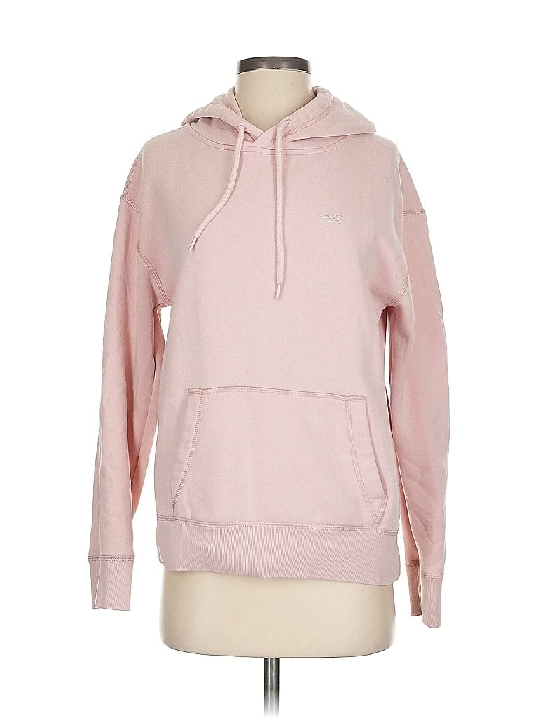 Click to view more detailed imagery on our partner's website Pre-owned Hollister Pullover Hoodie In Pink