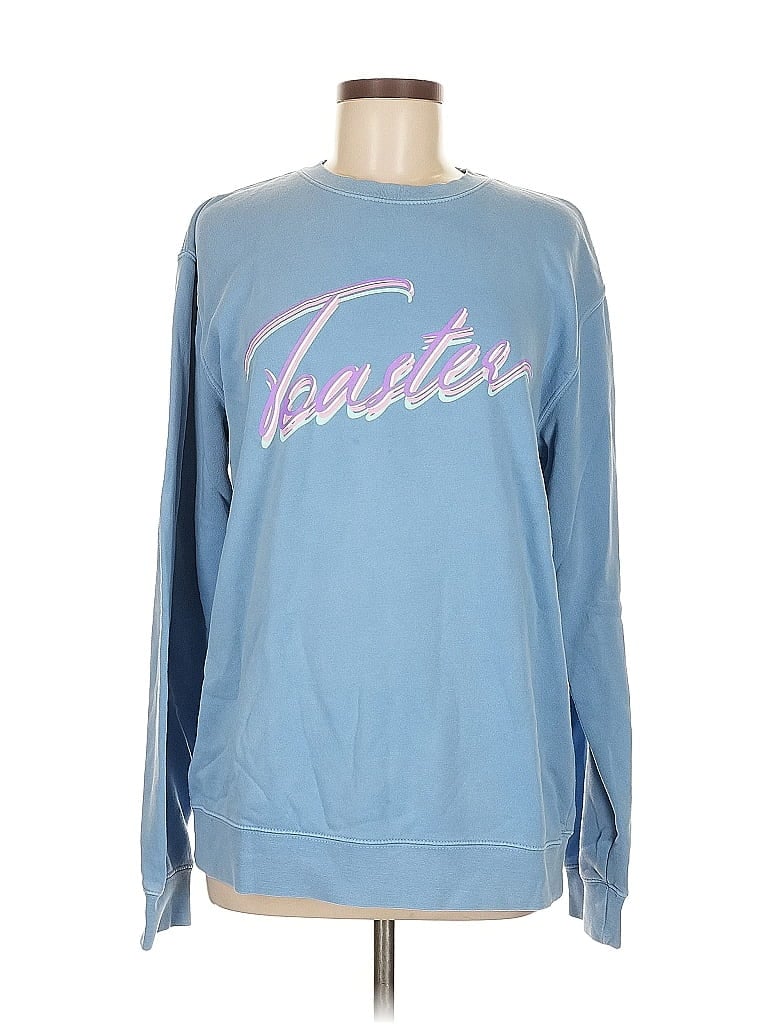 Pre-owned Assorted Brands Sweatshirt In Blue