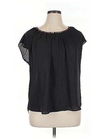 LC Lauren Conrad Short Sleeve Blouse (view 1)