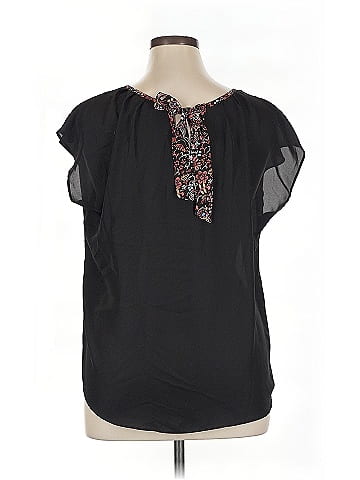 LC Lauren Conrad Short Sleeve Blouse (view 2)
