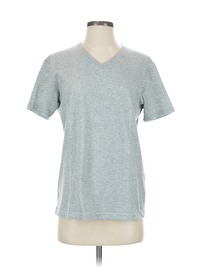 Pre-owned Uniqlo Short Sleeve T-shirt In Gray