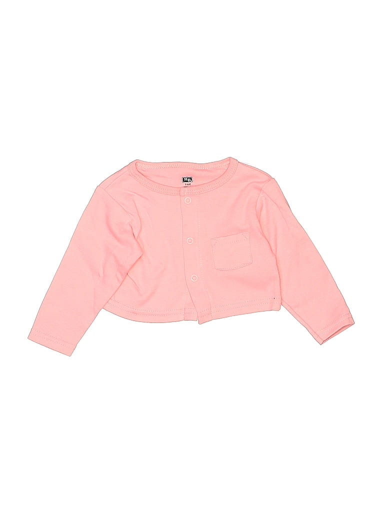Pre-owned Hb Babies' Long Sleeve Henley Shirt In Pink