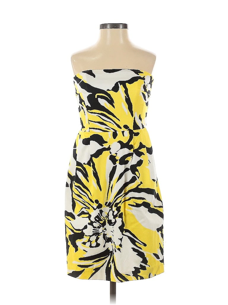 Pre-owned Express Design Studio Cocktail Dress In Yellow
