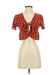 La Hearts Short Sleeve Blouse