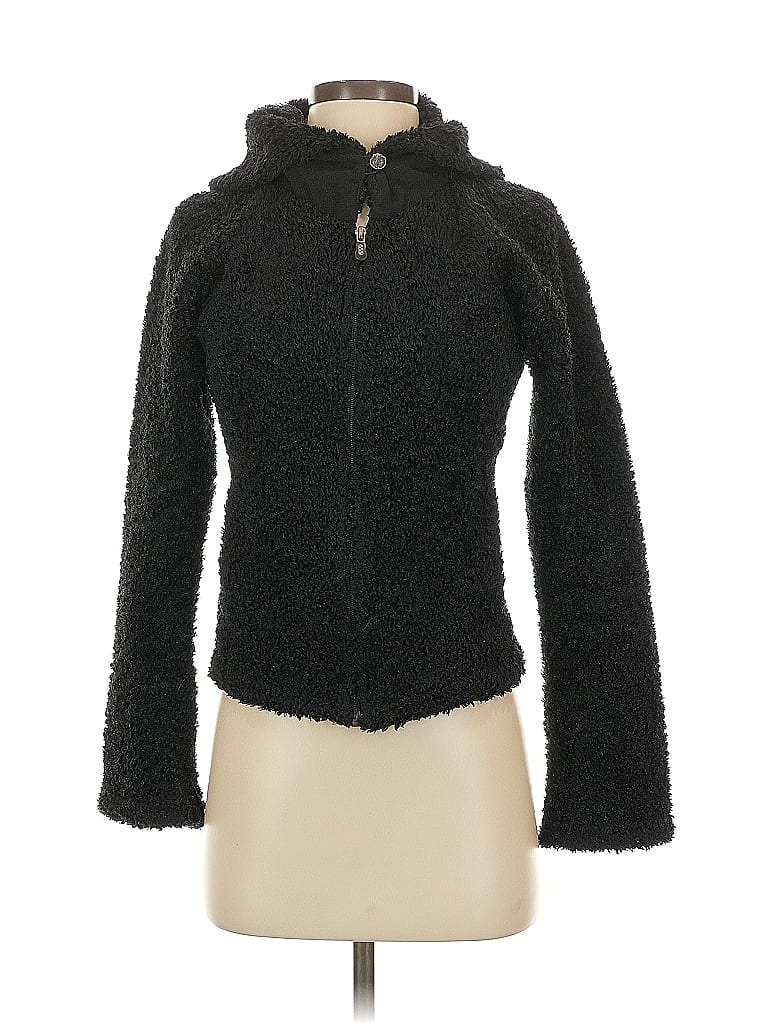Pre-owned Assorted Brands Faux Fur Jacket In Black