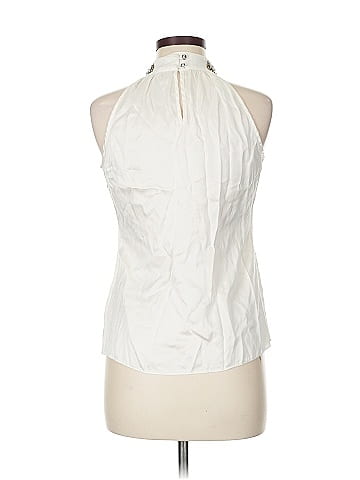 Cache Sleeveless Silk Top (view 2)