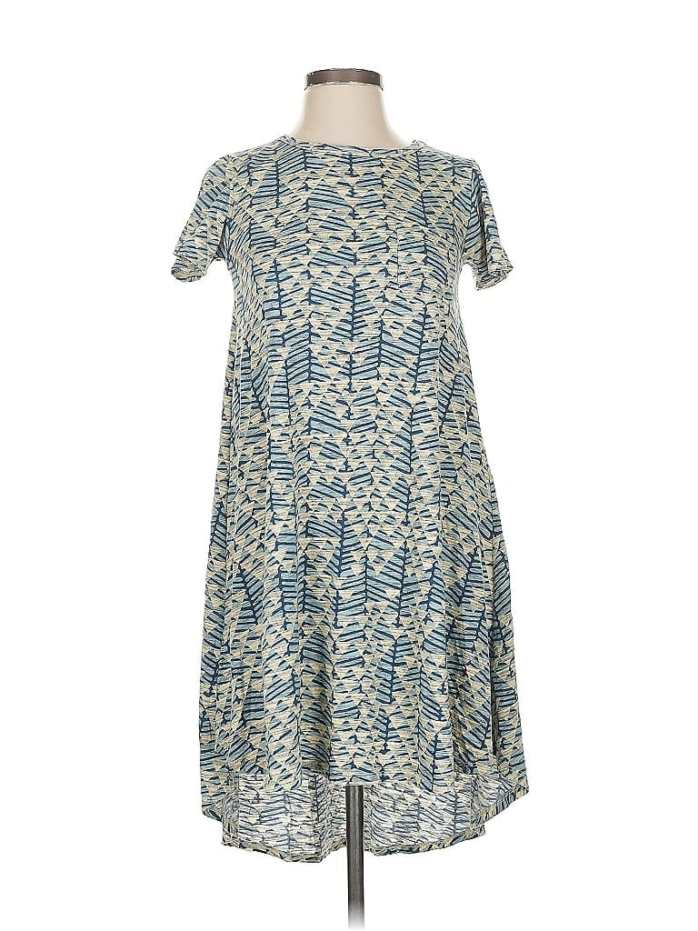 Pre-owned Lularoe Casual Dress In Blue