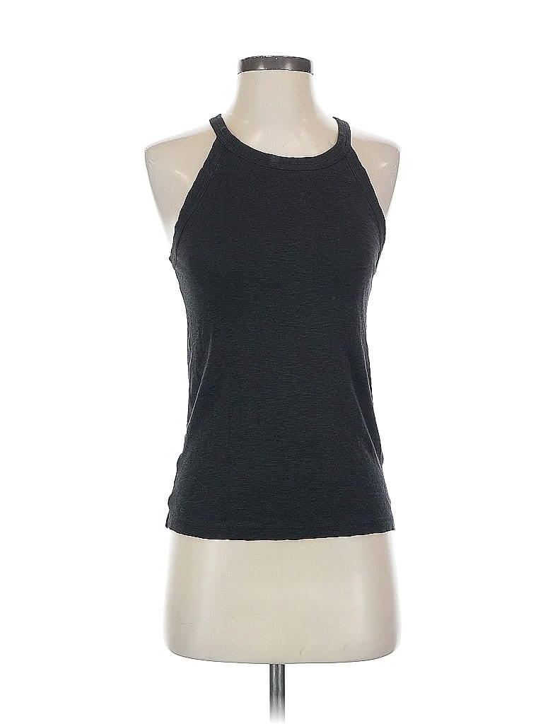 Pre-owned Madewell Tank Top Gray Halter Neckline Tops