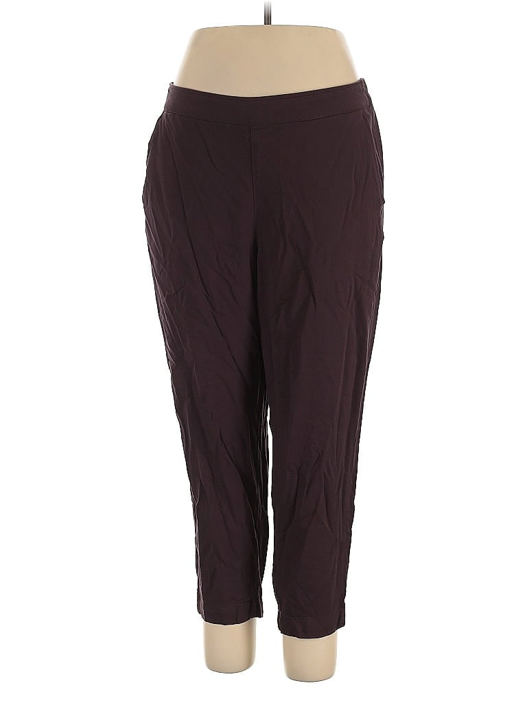 Pre-owned Old Navy Active Pants In Burgundy