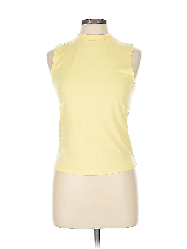 Pre-owned Olivia Rae Sleeveless T-shirt In Yellow