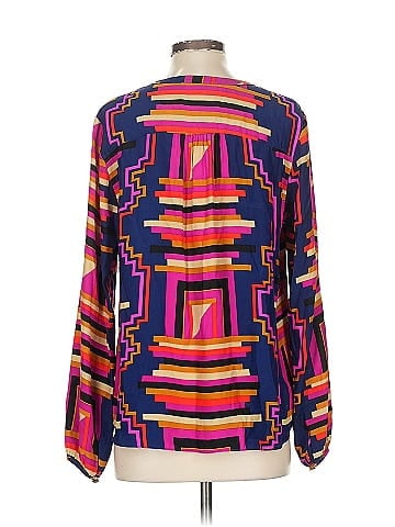 Alice & Trixie Long Sleeve Silk Top (view 2)