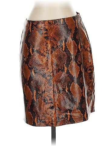 Pinko Faux Leather Skirt (view 1)