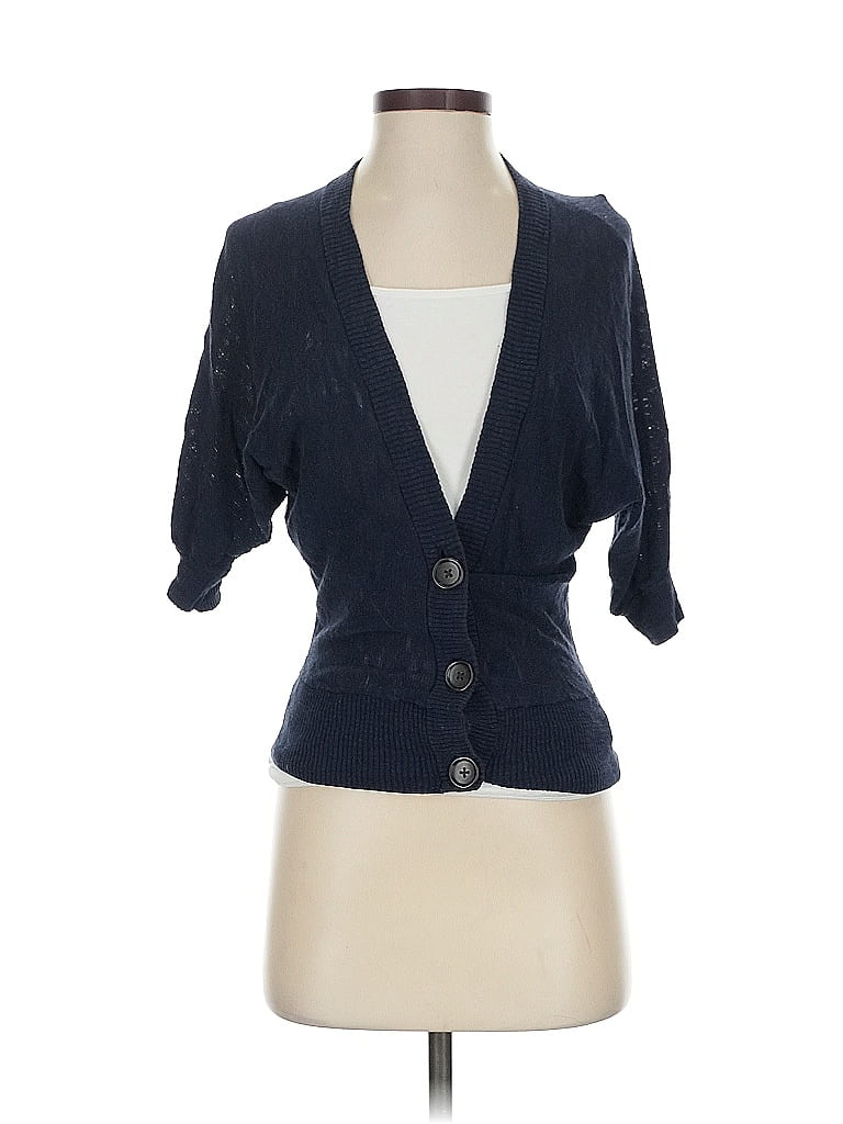 Pre-owned Aerie Cardigan Sweater In Blue