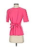 Trina Turk 100% Polyester Pink Short Sleeve Top Size XS - photo 1
