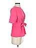 Trina Turk 100% Polyester Pink Short Sleeve Top Size XS - photo 4