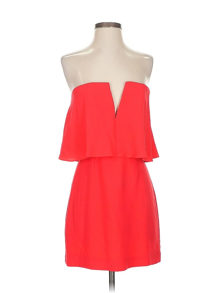 Pre-owned Bcbgmaxazria Cocktail Dress In Orange