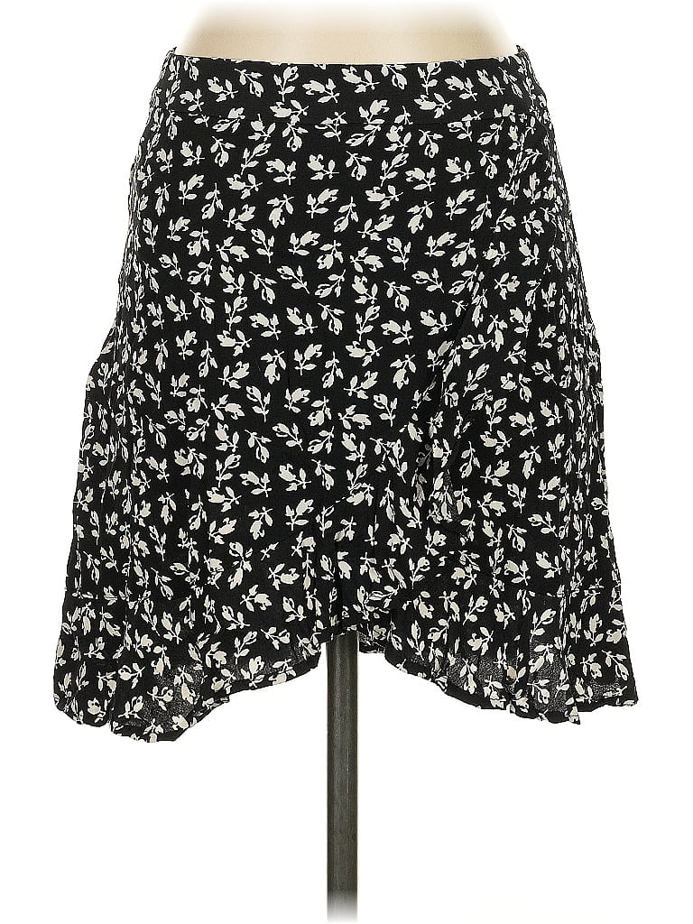 Pre-owned Mng Casual Skirt In Black