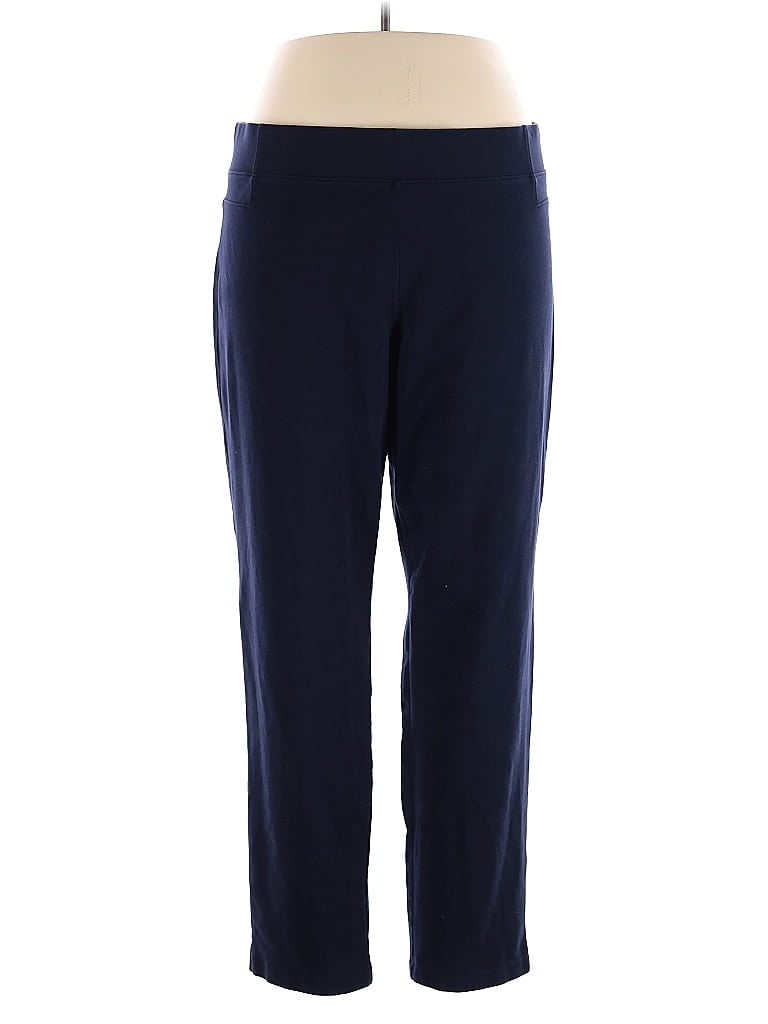 Pre-owned T By Talbots Casual Pants In Blue