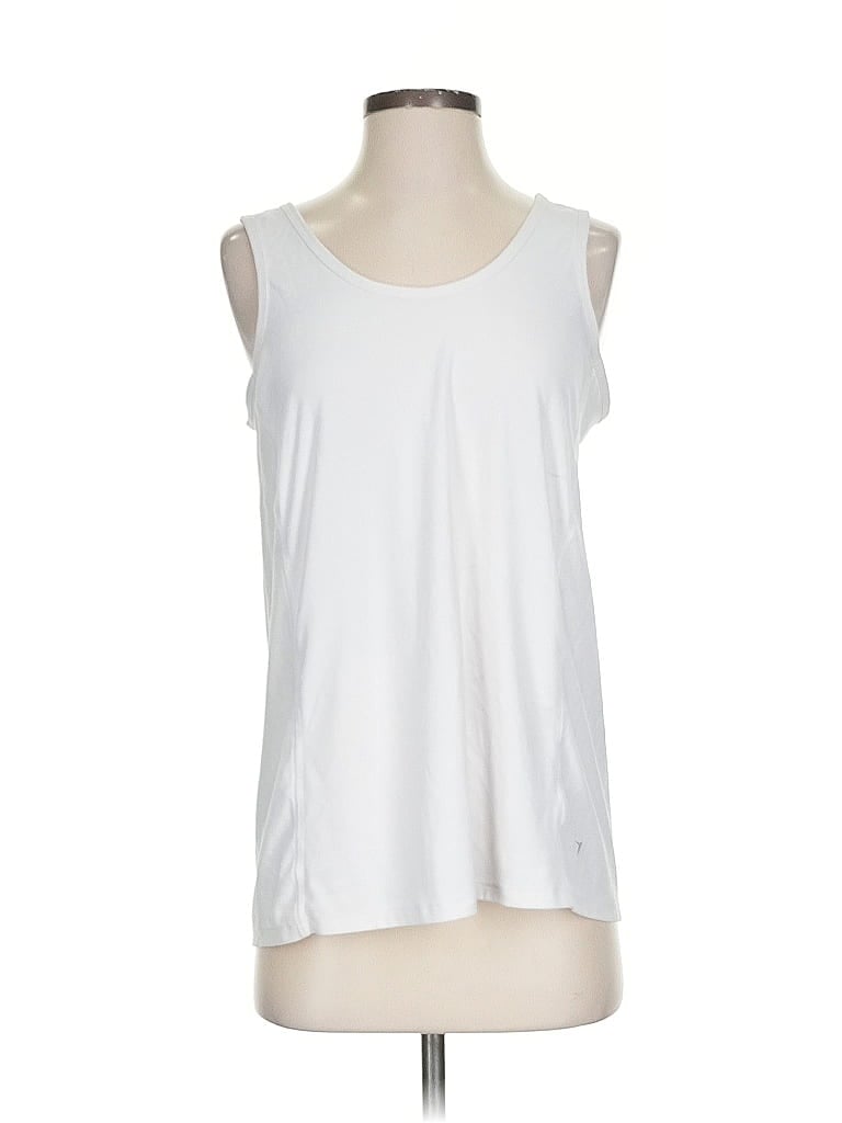 Pre-owned Active By Old Navy Sleeveless T-shirt In White