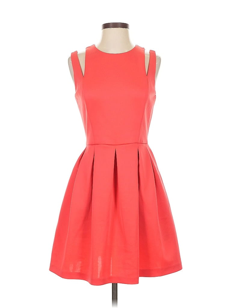 Pre-owned Bebe Cocktail Dress In Red