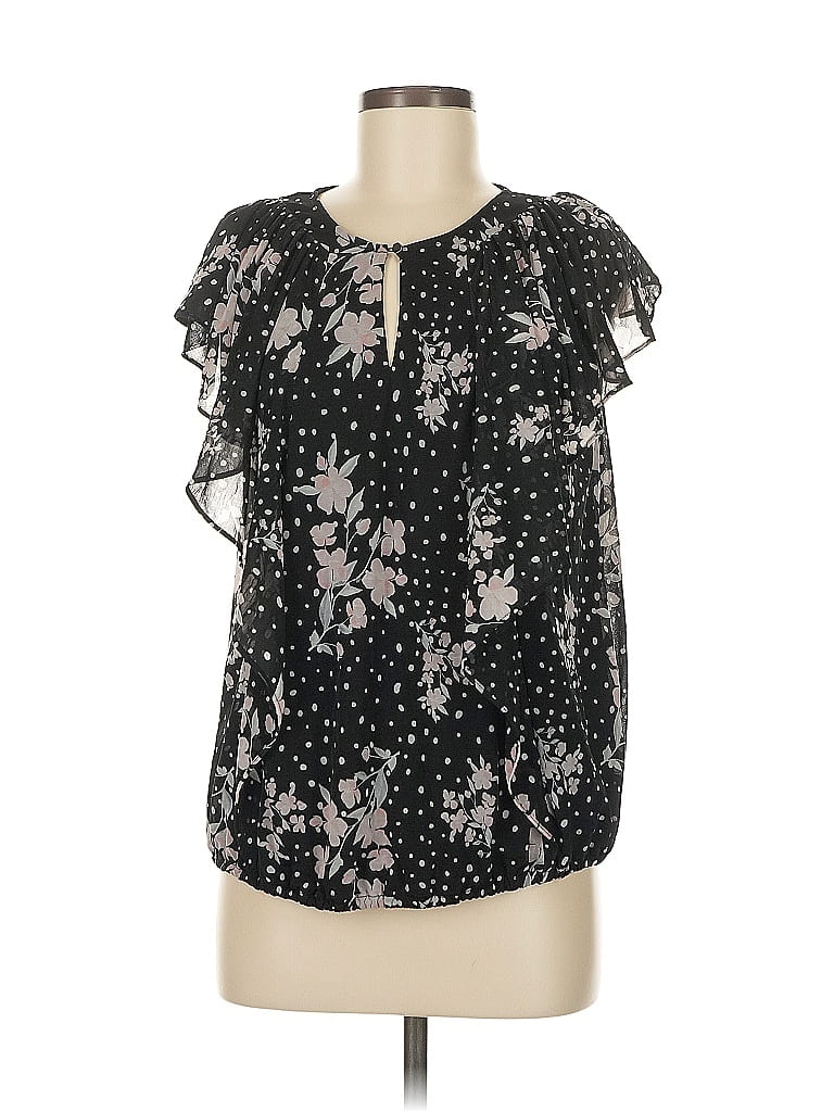 41HAWTHORN Pre-owned Short Sleeve Blouse In Black