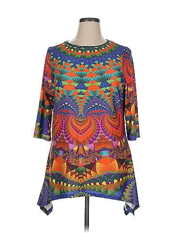 Lily by Firmiana 3/4 Sleeve Blouse (view 1)
