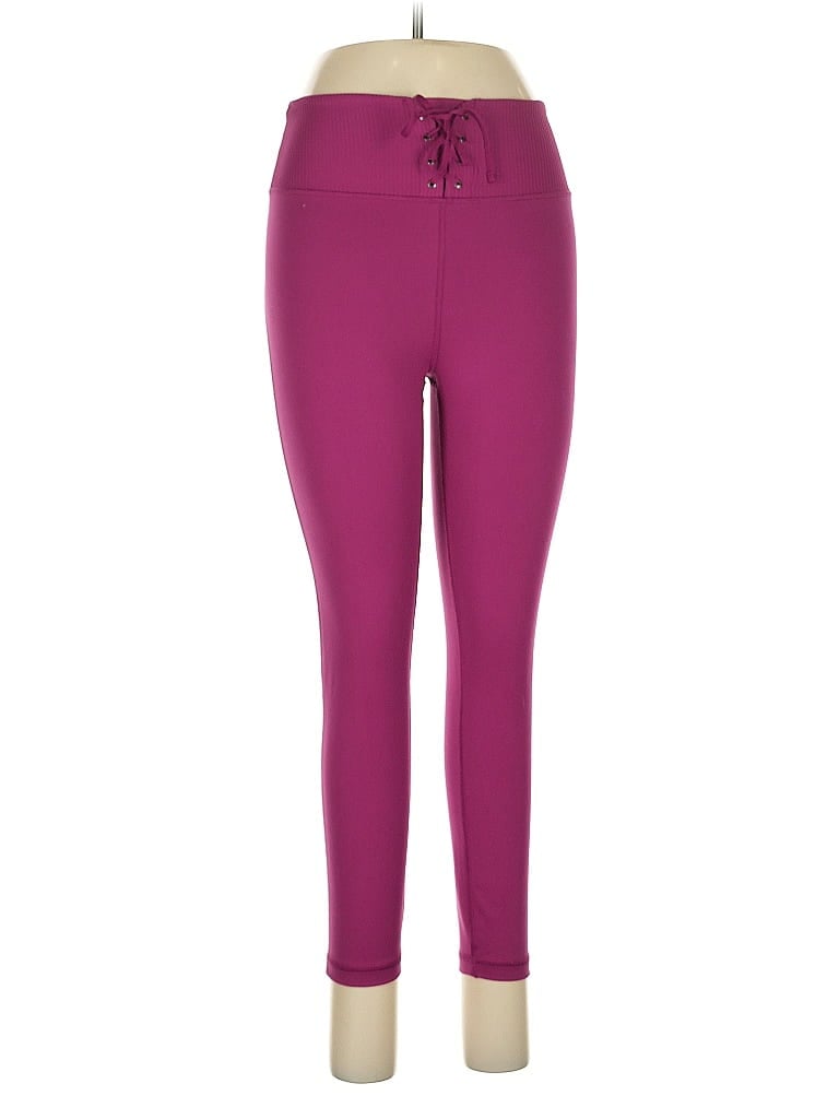 Pre-owned Victoria's Secret Active Pants In Purple