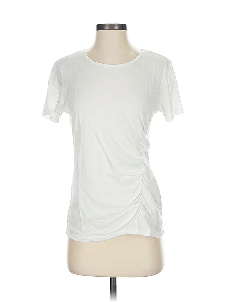 Click to view more detailed imagery on our partner's website Pre-owned Michael Stars Short Sleeve T-shirt In White