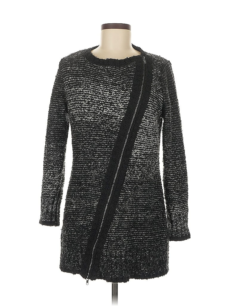 Pre-owned Curio Cardigan Sweater In Black