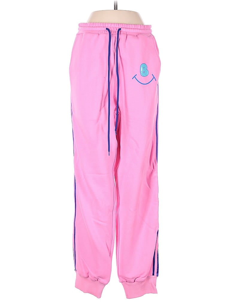 Pre-owned Two To Five Designs Track Pants In Pink