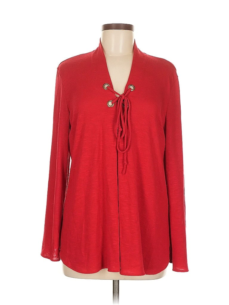 Pre-owned Kay Celine Cardigan Sweater In Red