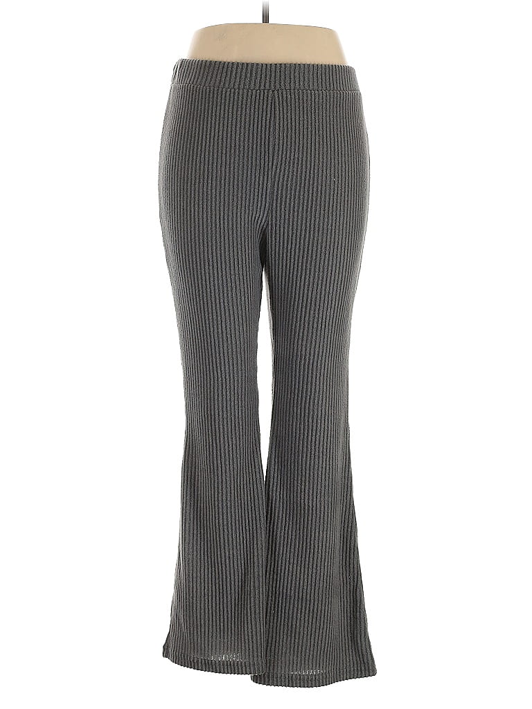 Pre-owned Shein Curve Dress Pants In Gray