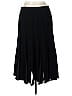 Yansi Fugel 100% Microfiber Polyester Solid Black Formal Skirt Size 8 - photo 2