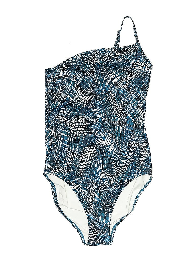 Pre-owned Change Of Scenery One Piece Swimsuit In Blue