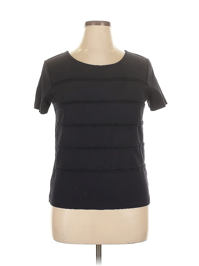 Pre-owned J.crew Factory Store Short Sleeve T-shirt In Black