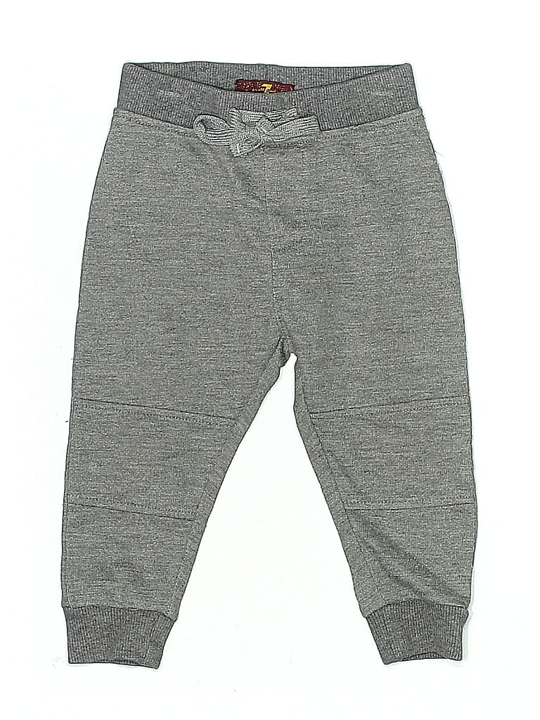 Pre-owned 7 For All Mankind Babies' Sweatpants In Gray
