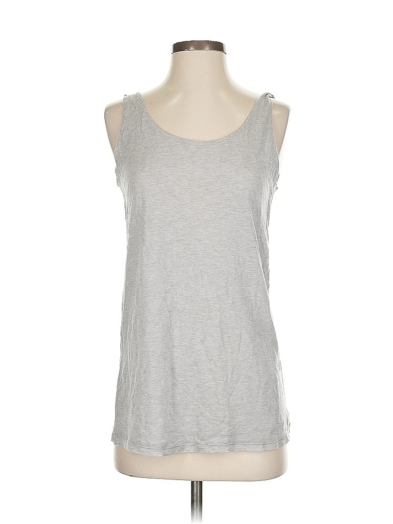 Pre-owned Jason Wu Sleeveless Top Gray Scoop Neck Tops