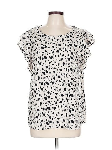 Les Amis Short Sleeve Blouse (view 1)