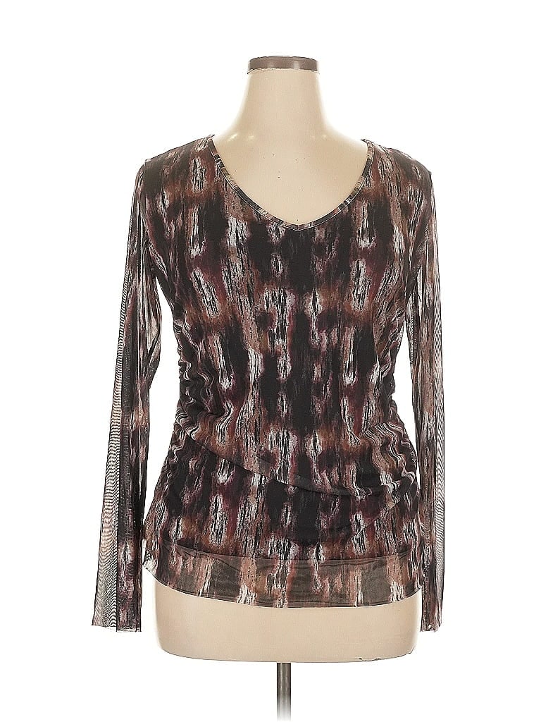 VIERECK Pre-owned Long Sleeve Blouse In Brown