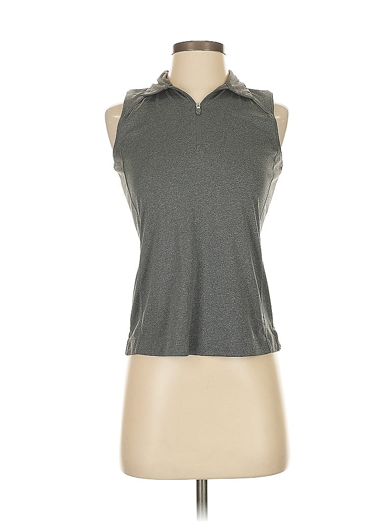 Pre-owned Slazenger Sleeveless T-shirt In Gray