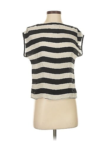 Sparkle & Fade Short Sleeve Silk Top (view 1)