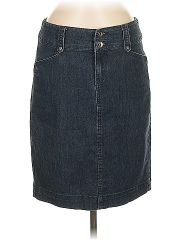Blue Planet Denim Skirt (view 1)