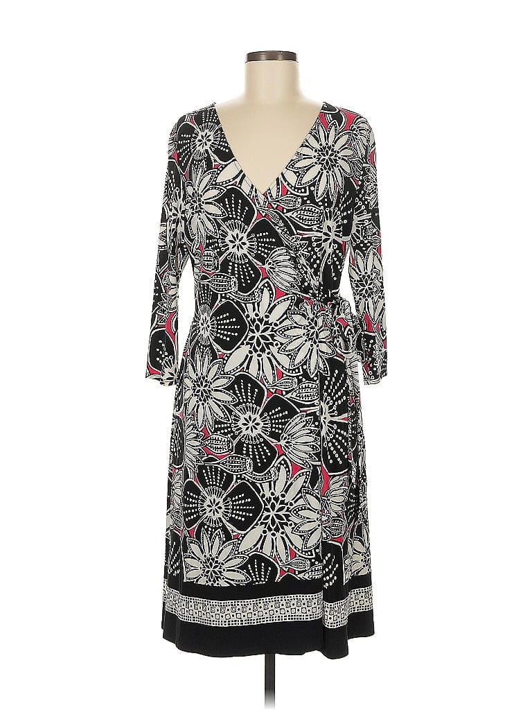 Pre-owned Evan Picone Casual Dress In Gray