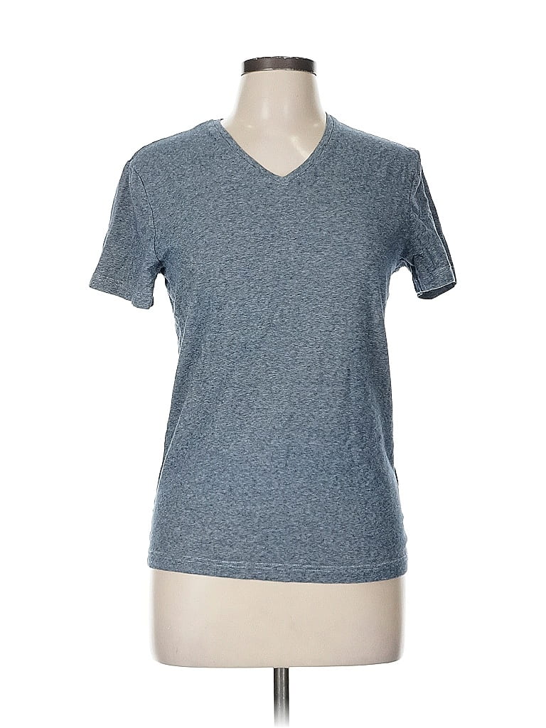 Pre-owned H&m Short Sleeve T-shirt In Blue