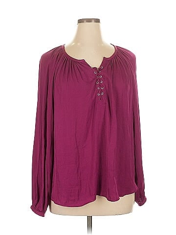 Jennifer Lopez Long Sleeve Blouse (view 1)