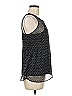 Old Navy 100% Polyester Black Sleeveless Blouse Size M - photo 4