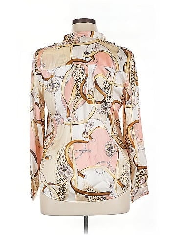 Cache 3/4 Sleeve Silk Top (view 2)