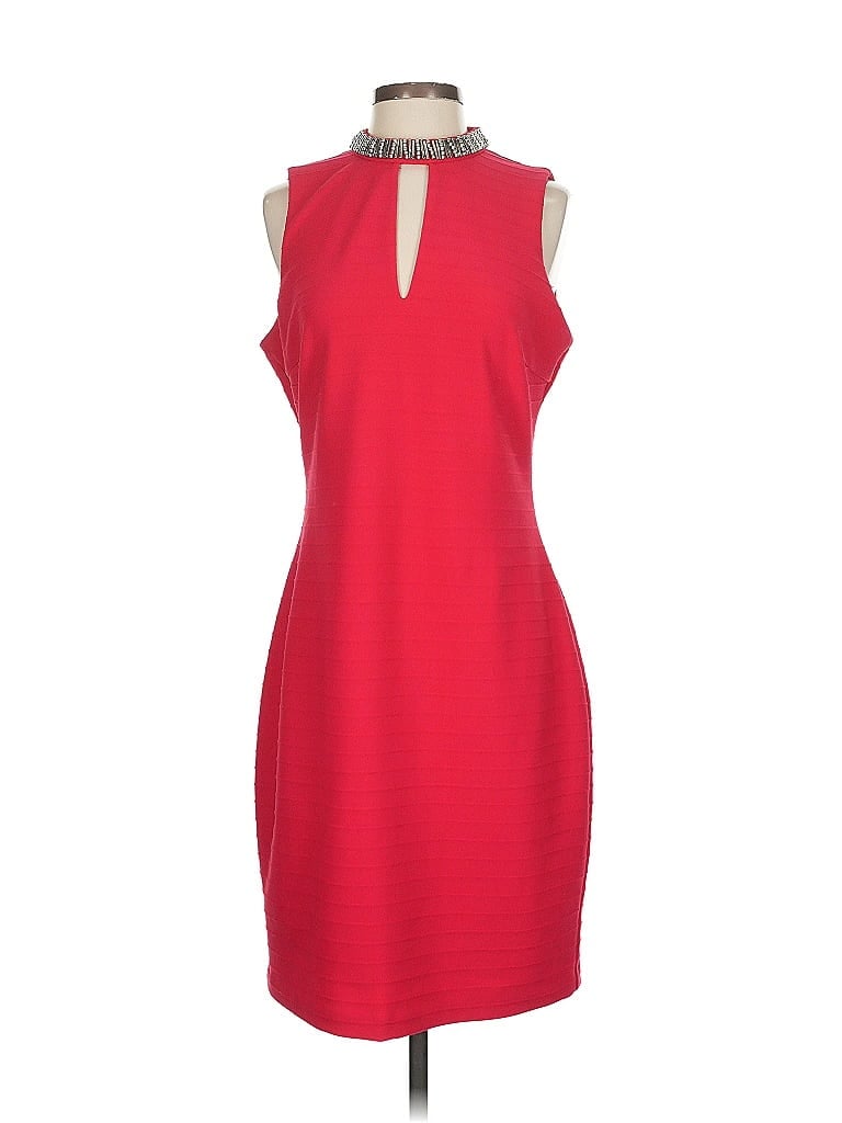 Pre-owned Guess Cocktail Dress In Red