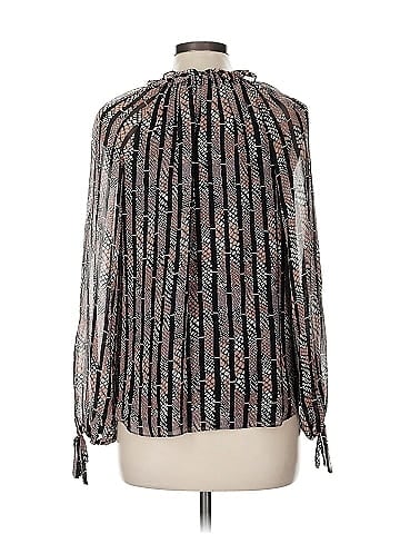 Alice & Trixie Long Sleeve Silk Top (view 2)